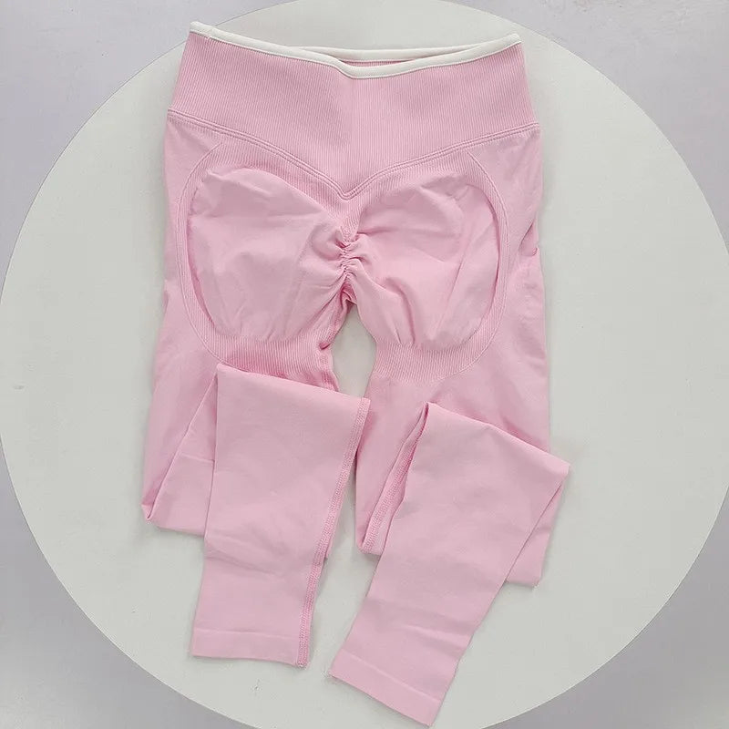 Peach Lift Colourblock Leggings