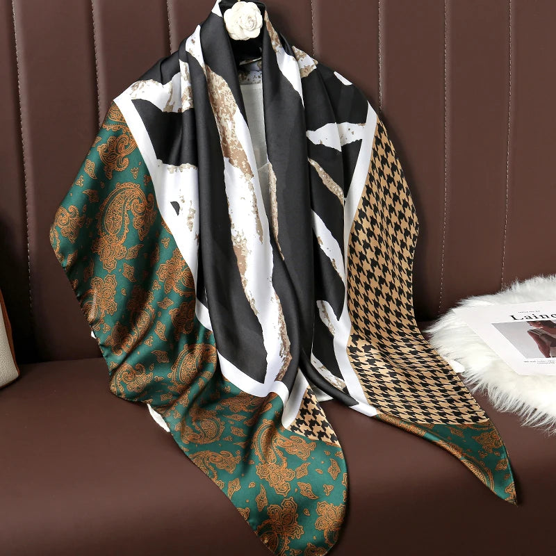 Luxury Silk Square Scarf