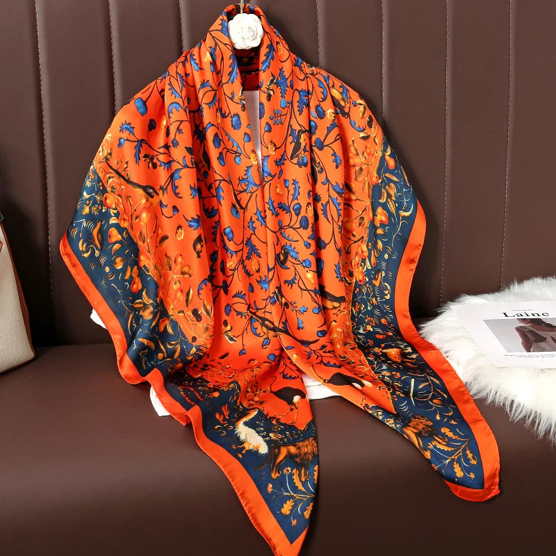 Luxury Silk Square Scarf