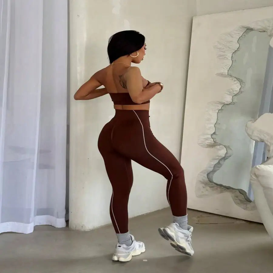 Seamless Knit Sports Set
