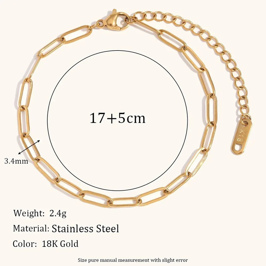 Dainty Stackable Chain Bracelets