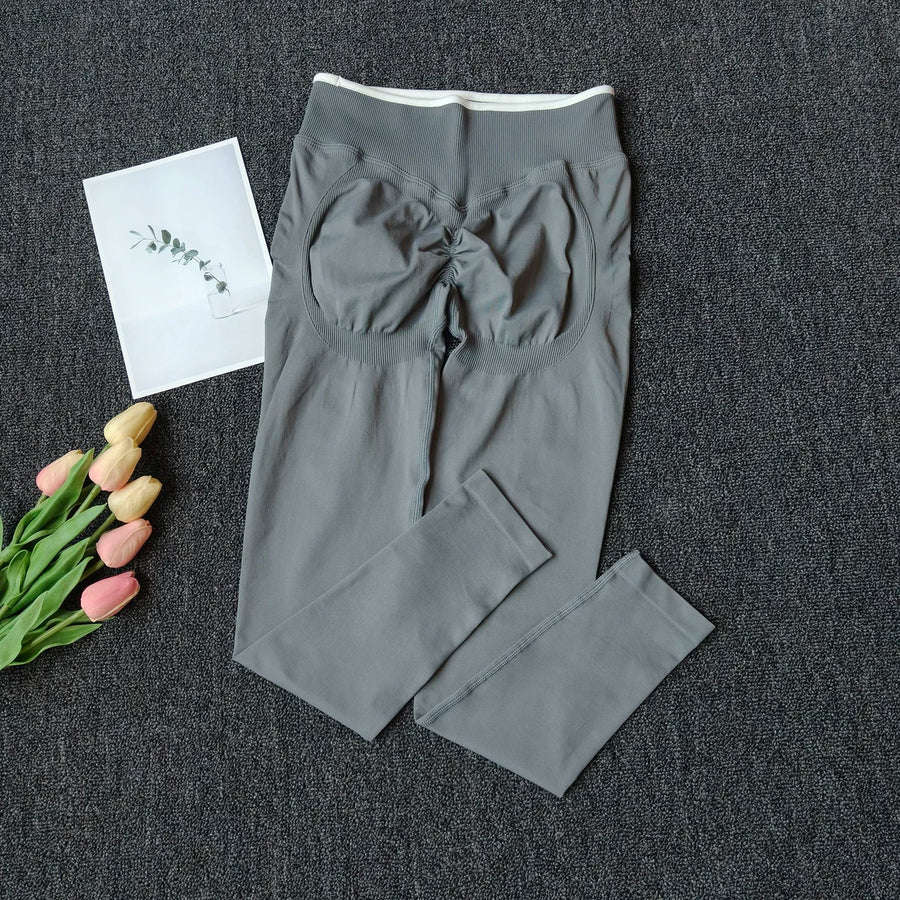 Peach Lift Colourblock Leggings