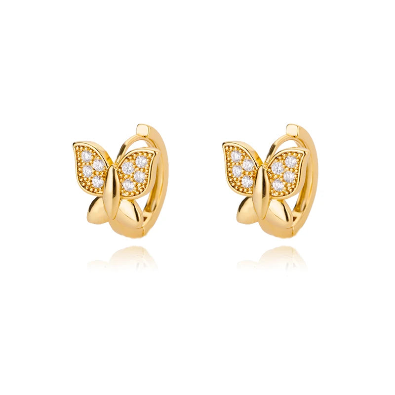 Minimalist Star Hoop Earrings