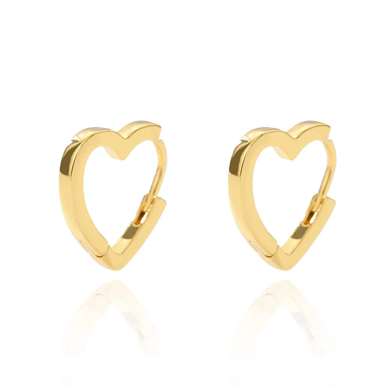 Minimalist Star Hoop Earrings