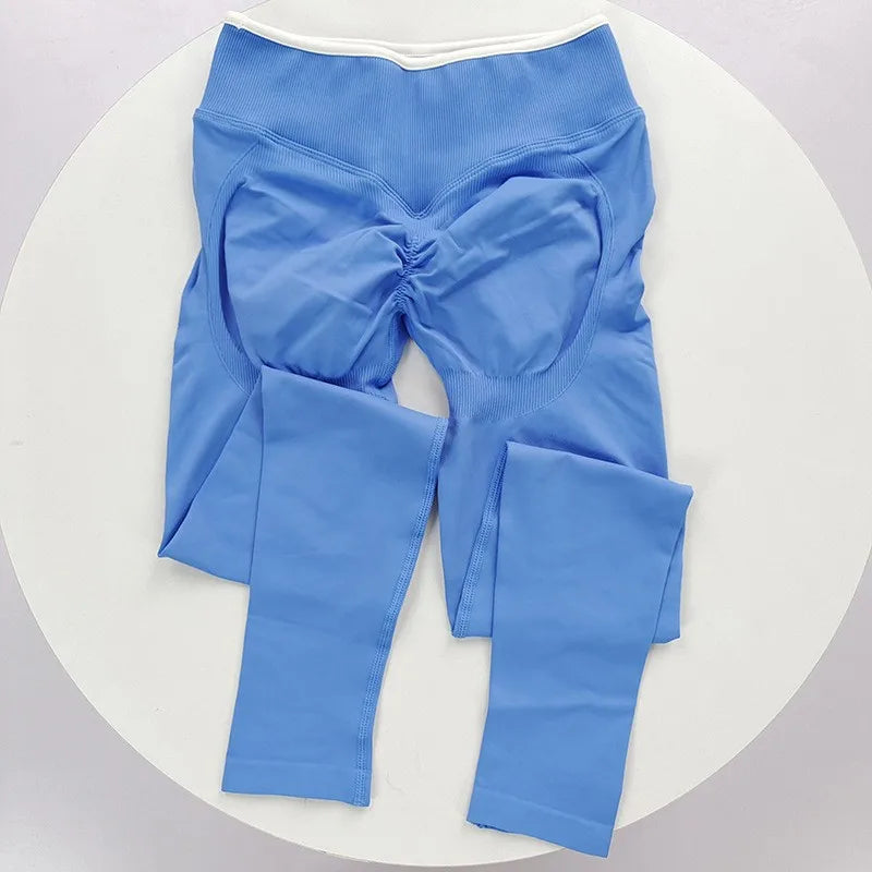 Peach Lift Colourblock Leggings