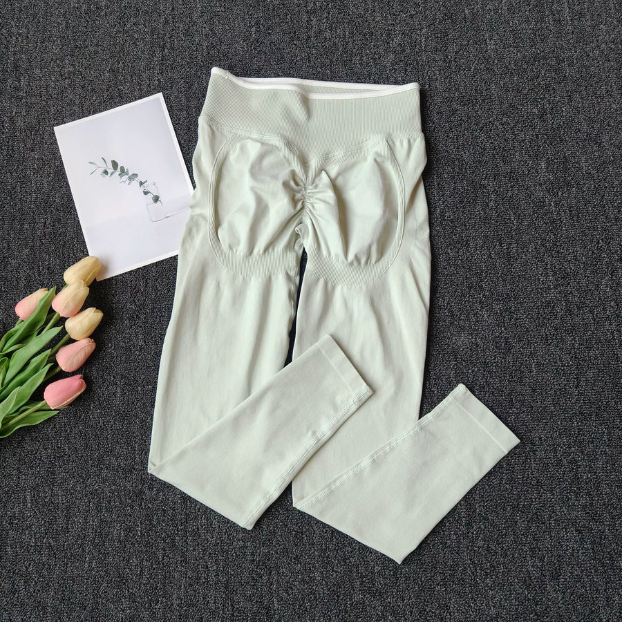 Peach Lift Colourblock Leggings