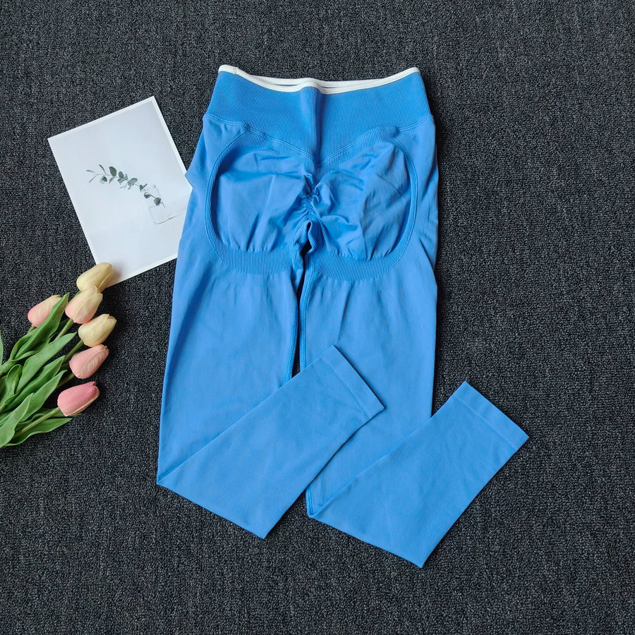 Peach Lift Colourblock Leggings
