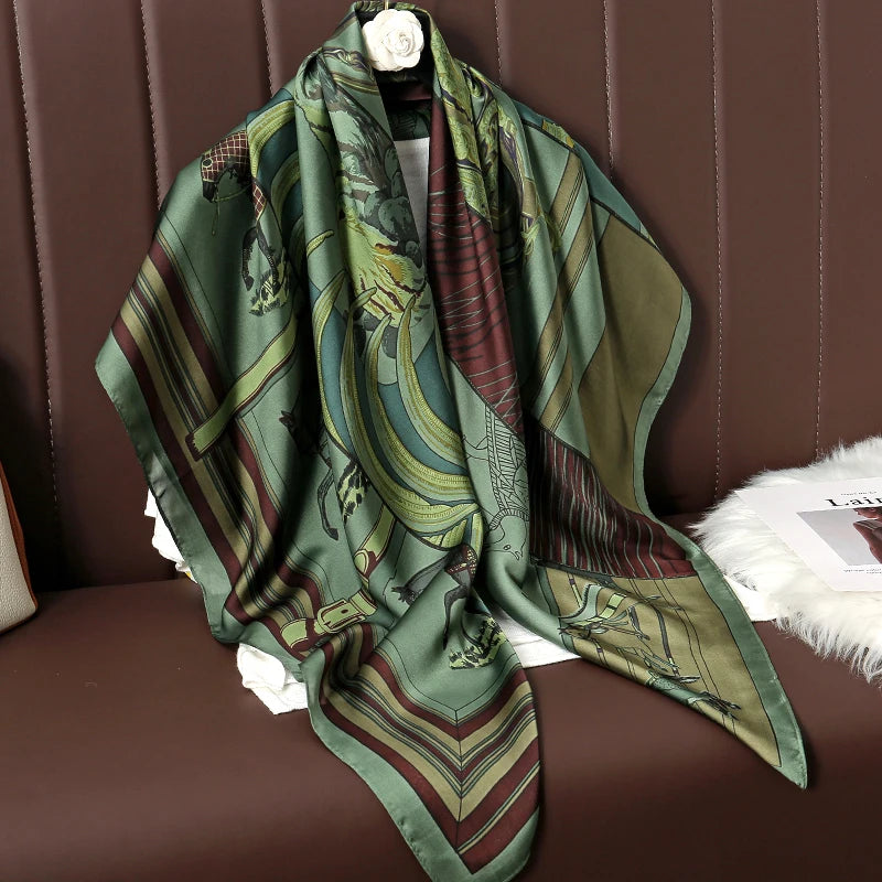 Luxury Silk Square Scarf