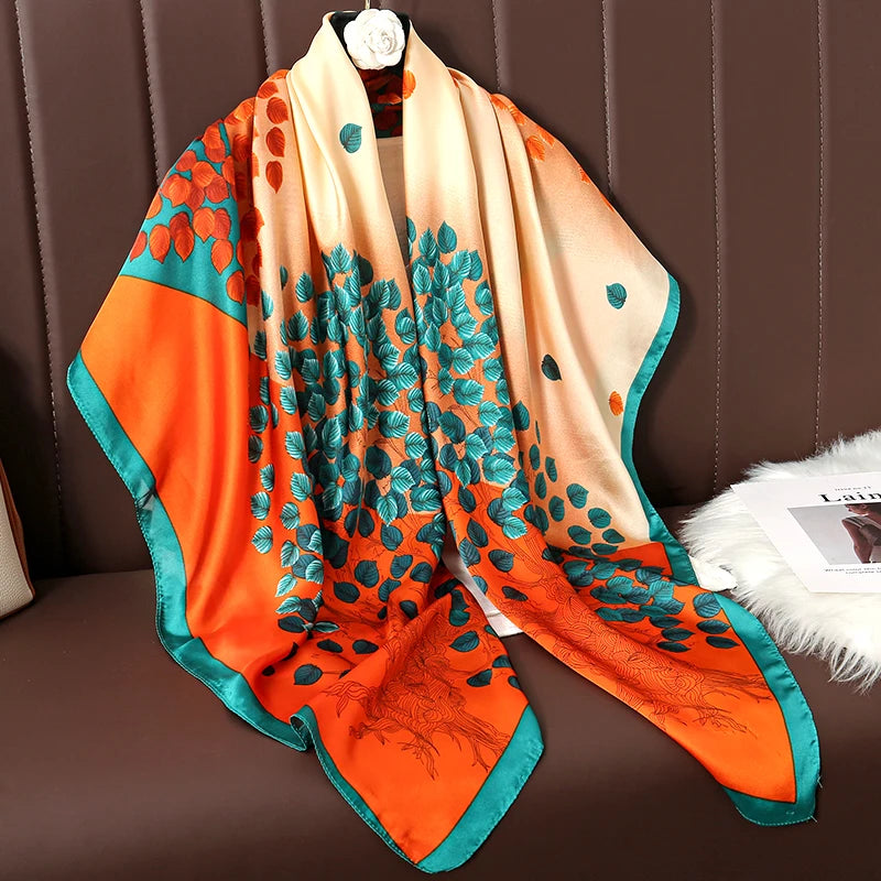 Luxury Silk Square Scarf