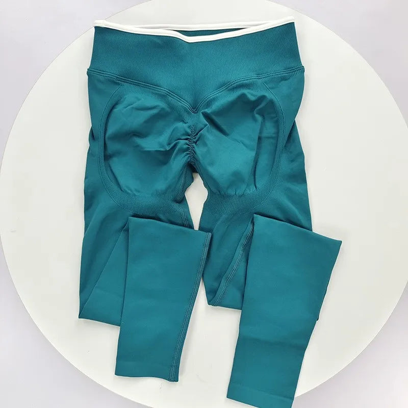 Peach Lift Colourblock Leggings