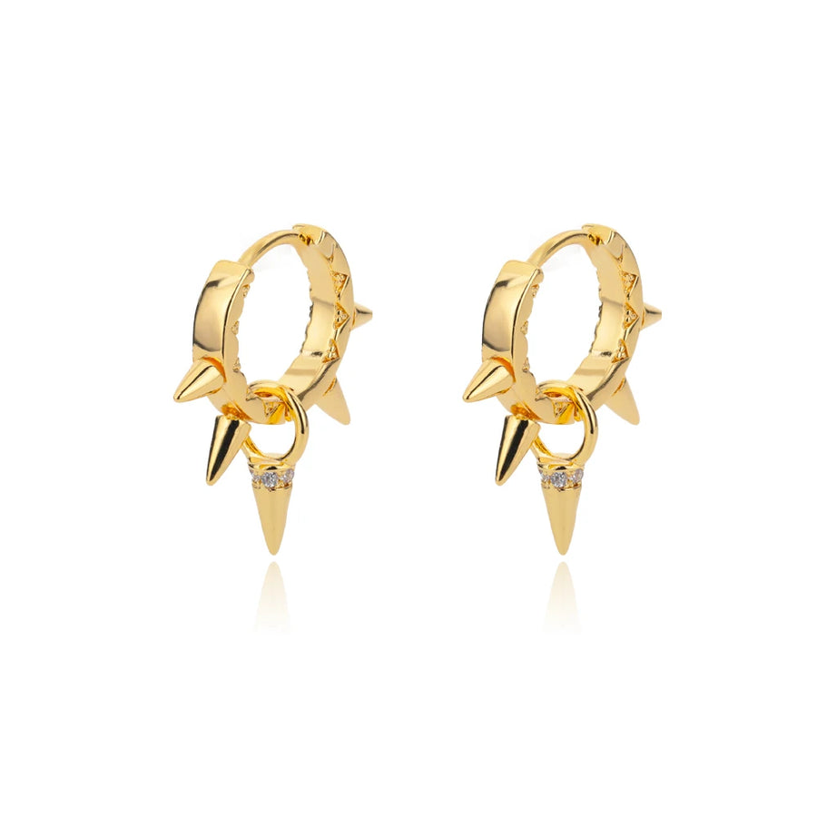 Minimalist Star Hoop Earrings