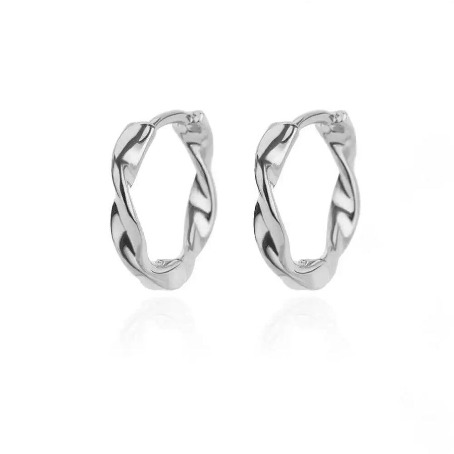 Minimalist Star Hoop Earrings