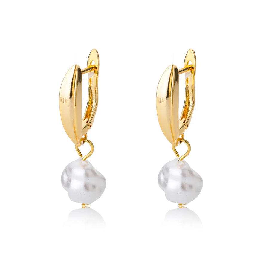 Minimalist Star Hoop Earrings