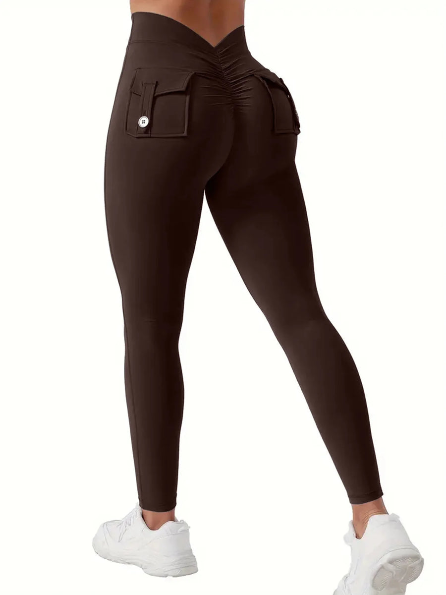 V-Back Seamless Gym Leggings