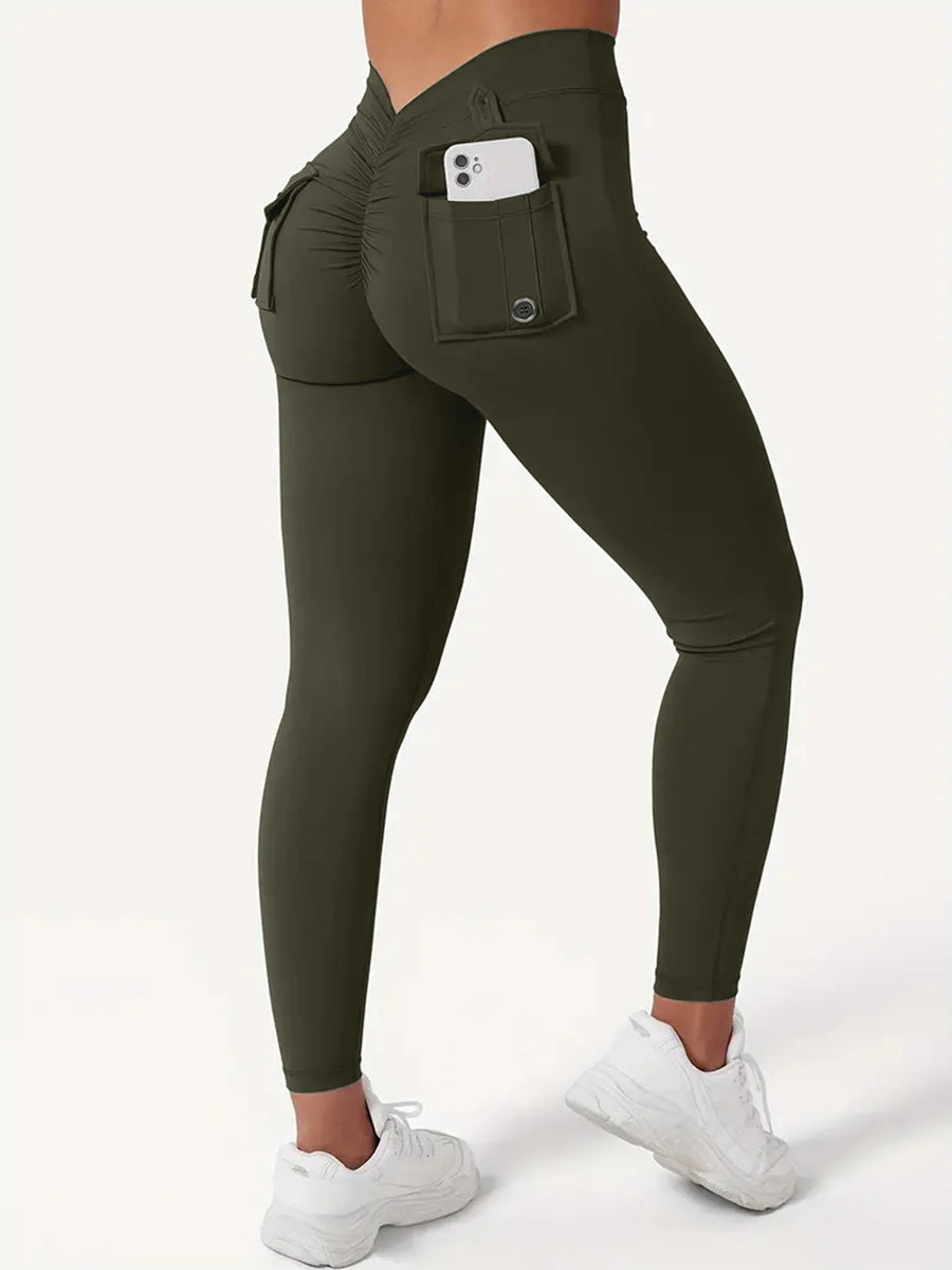 V-Back Seamless Gym Leggings