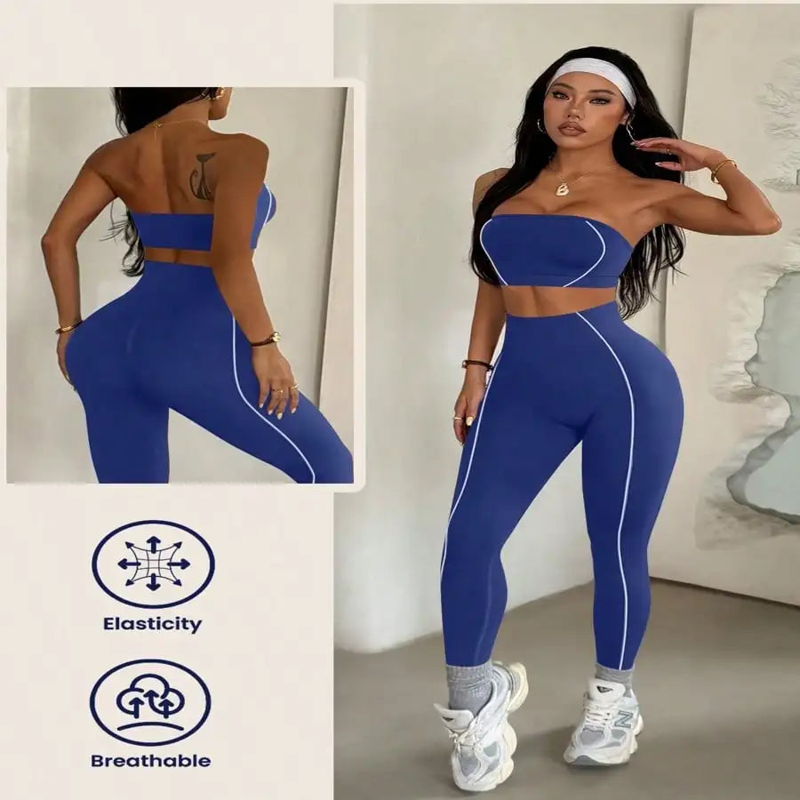 Seamless Knit Sports Set