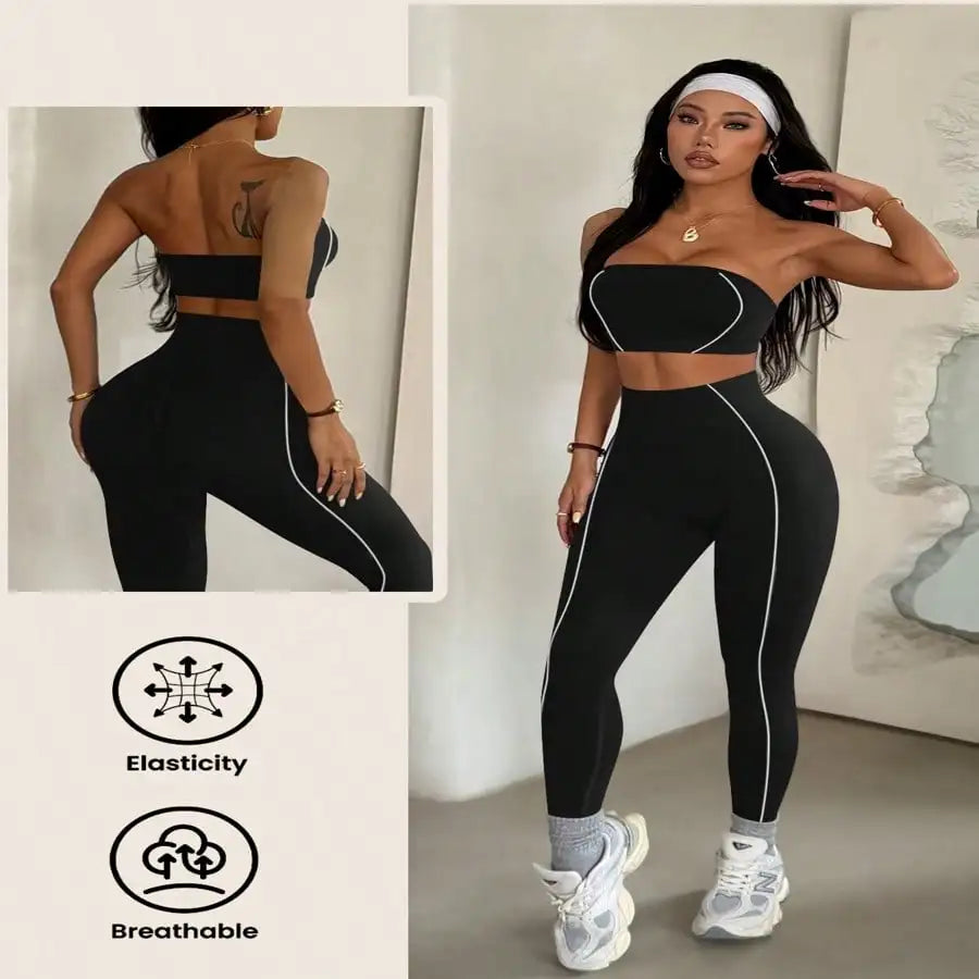 Seamless Knit Sports Set