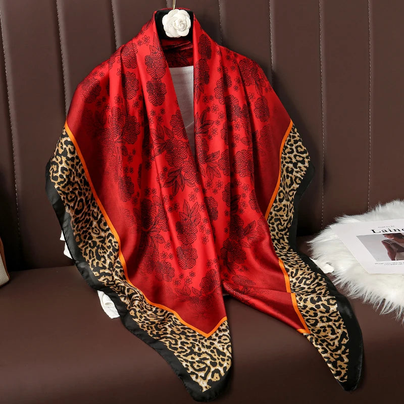 Luxury Silk Square Scarf