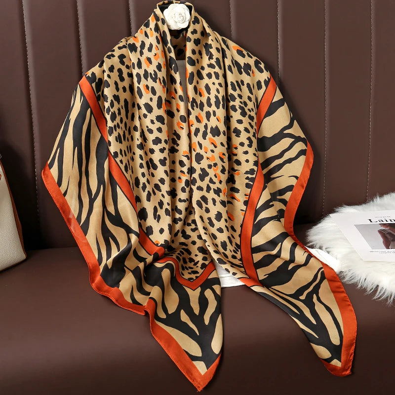 Luxury Silk Square Scarf