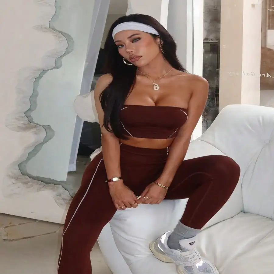 Seamless Knit Sports Set