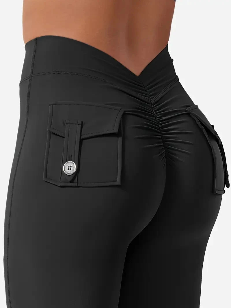 V-Back Seamless Gym Leggings