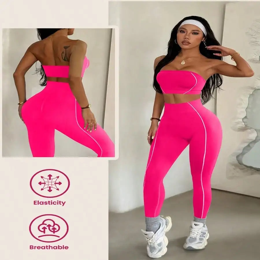 Seamless Knit Sports Set