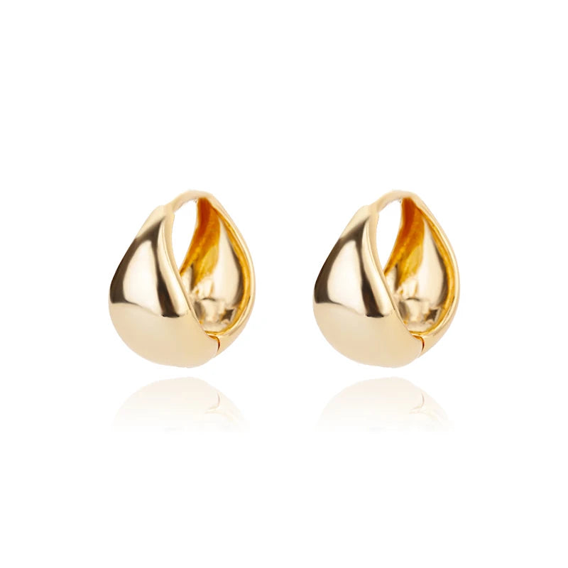 Minimalist Star Hoop Earrings