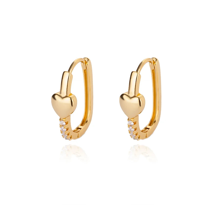 Minimalist Star Hoop Earrings