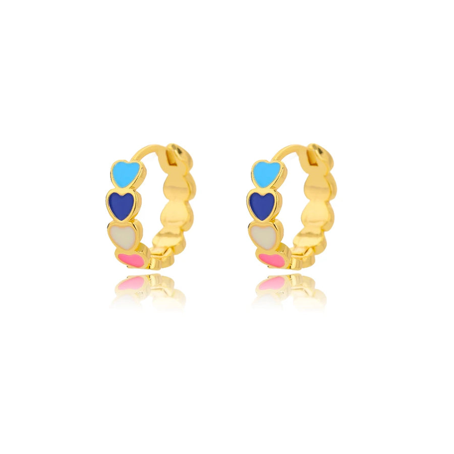 Minimalist Star Hoop Earrings