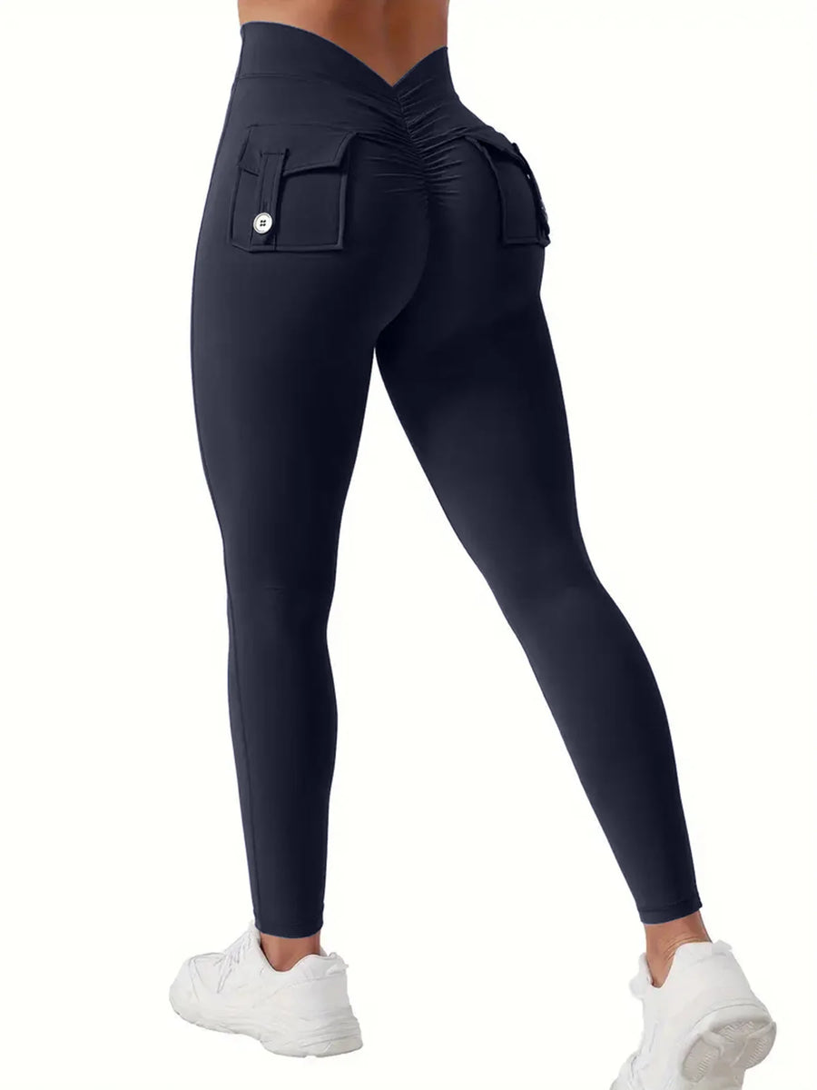 V-Back Seamless Gym Leggings