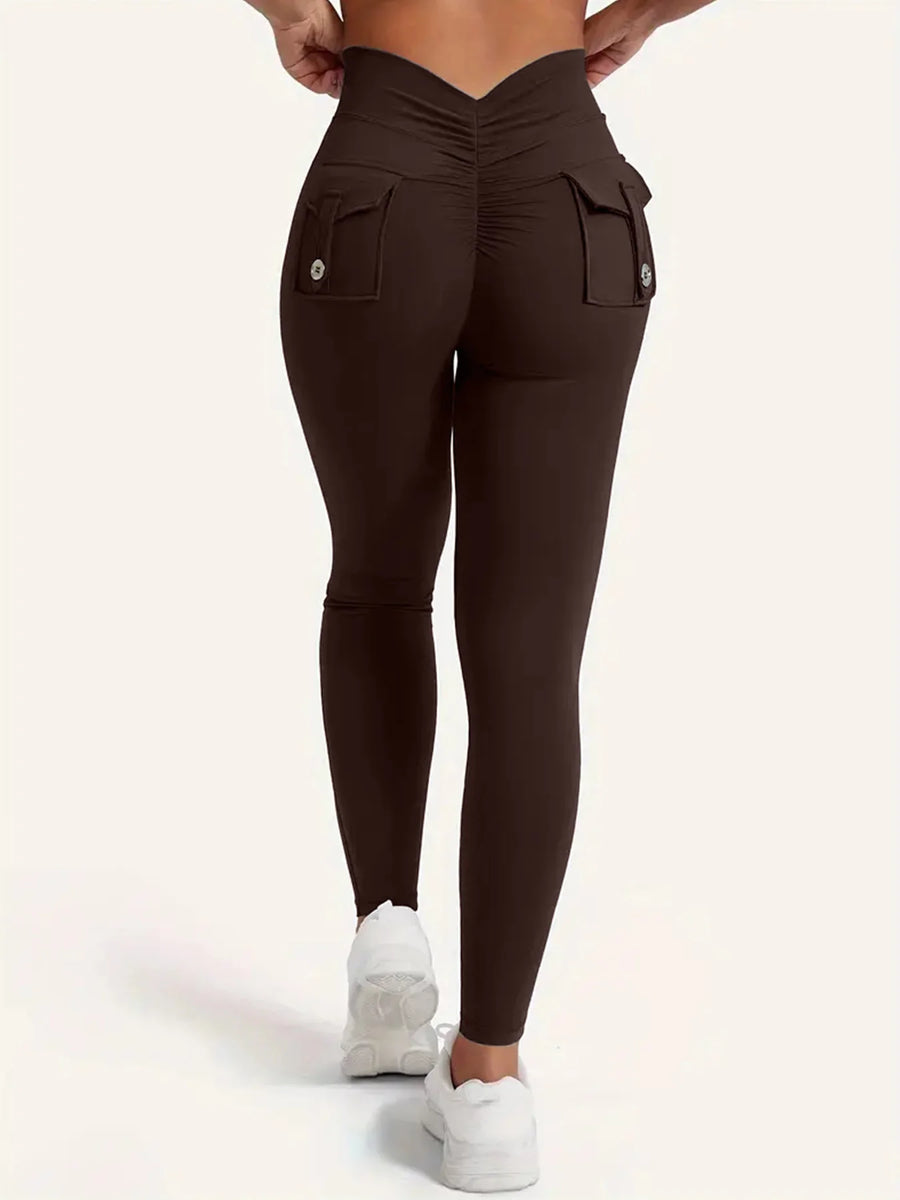 V-Back Seamless Gym Leggings