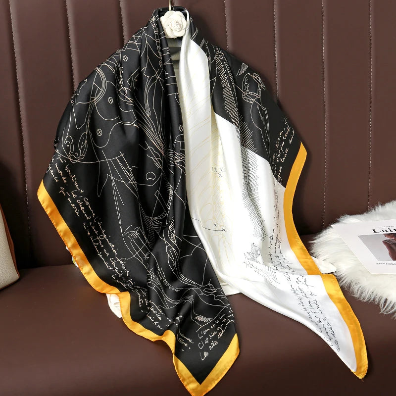 Luxury Silk Square Scarf