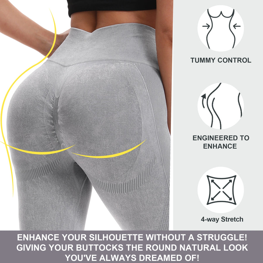 2-Pack Butt-Lifting Seamless Leggings