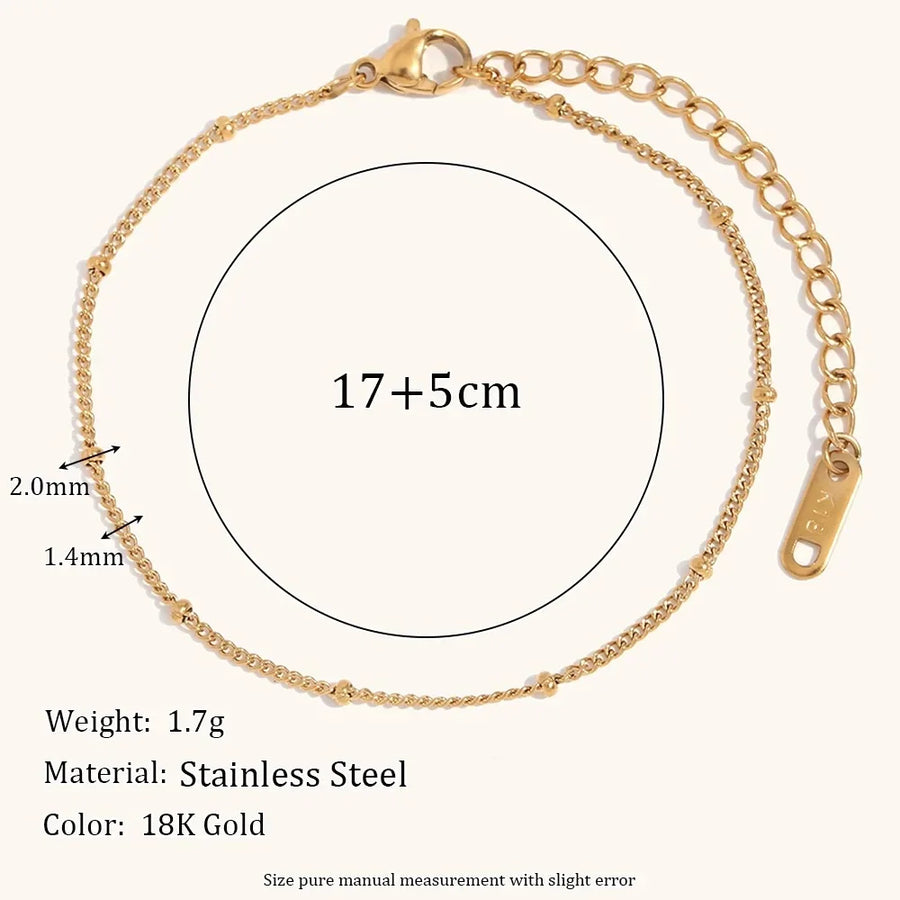 Dainty Stackable Chain Bracelets