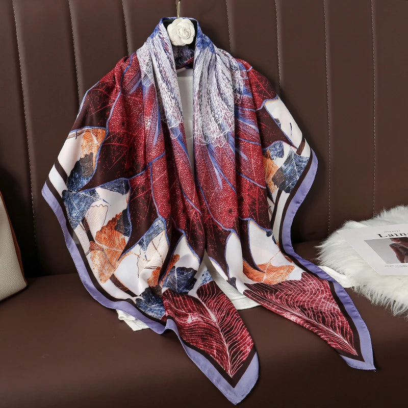 Luxury Silk Square Scarf