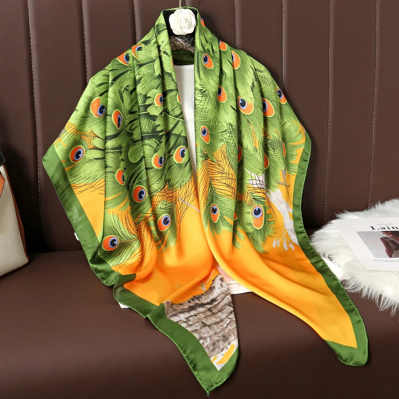 Luxury Silk Square Scarf
