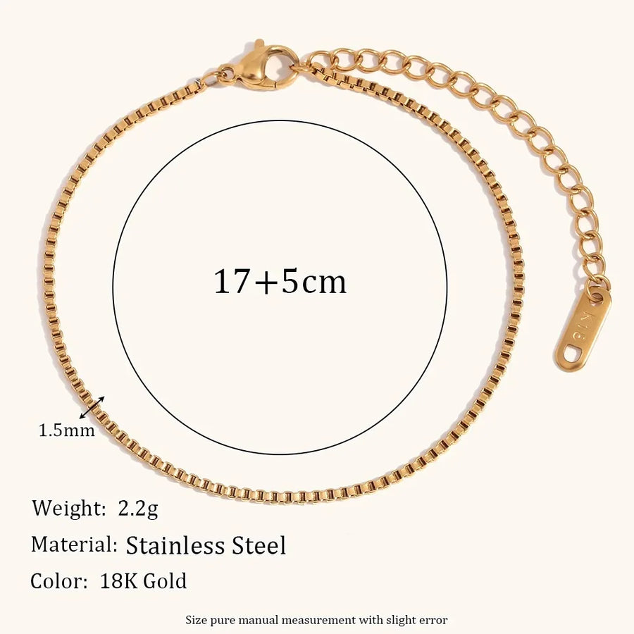 Dainty Stackable Chain Bracelets