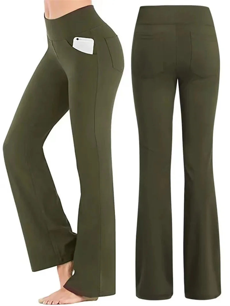 Wide Leg Palazzo Trousers