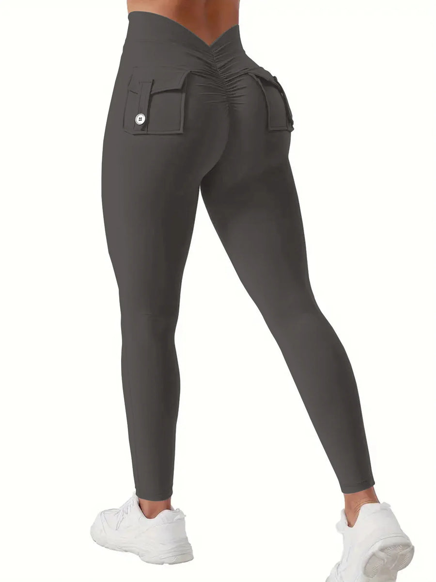 V-Back Seamless Gym Leggings