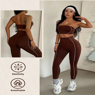 Seamless Knit Sports Set